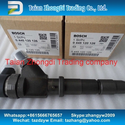 China BOSCH 0 445 120 126 Genuine & New Common Rail Injector 0445120126 for KOBELCO SK130-8 SK140-8 supplier
