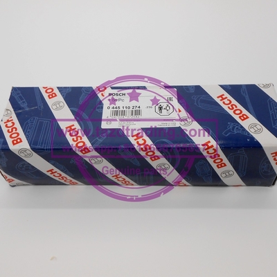 China 100% Genuine and New BOSCH common rail injector 0445110274 / 0 445 110 274 / 0445110275 / 0 445 110 275 / 33800-4A500 supplier