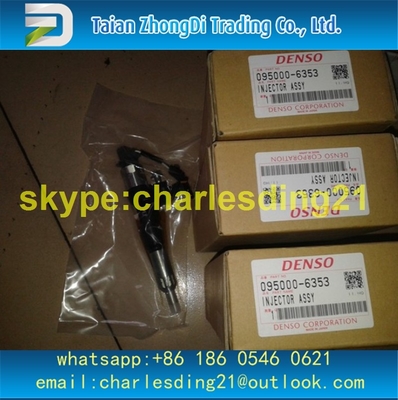 denso original and high quality common rail Injector 095000-6353 VH23670E0050, 9709500-635, used for SK200-8, J05E, J06 supplier