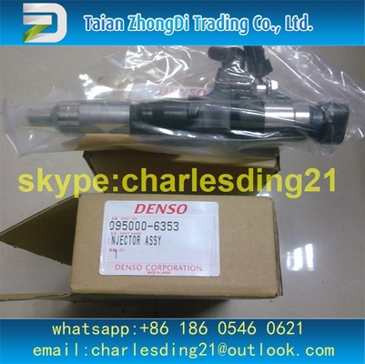 denso original and high quality common rail Injector 095000-6353 VH23670E0050, 9709500-635, used for SK200-8, J05E, J06 supplier