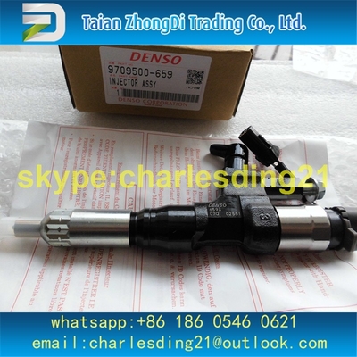 denso original and high quality common rail Injector 095000-6593 for Hino J08E supplier