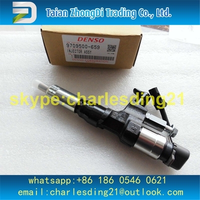 denso original and high quality common rail Injector 095000-6593 for Hino J08E supplier