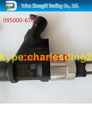 denso original and high quality common rail Injector 095000-6700 for W615 Engine supplier
