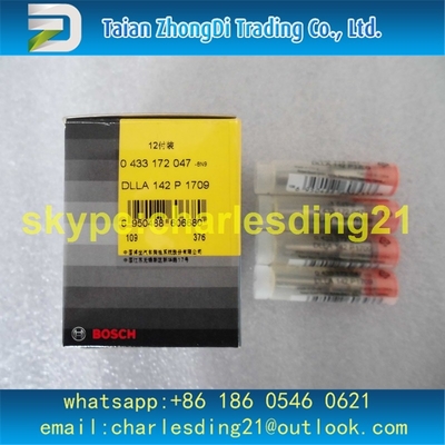 bosch Original and New common rail injection nozzle DLLA142P1709 0433172047 supplier