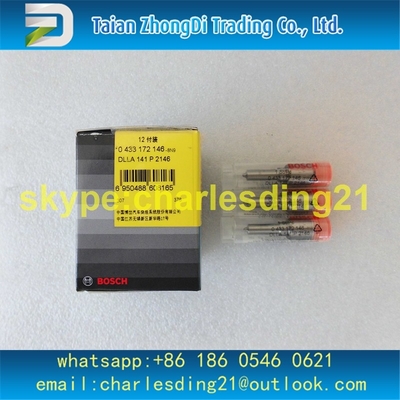 Bosch Original and New common rail injection nozzle DLLA141P2146 0433172146 for INJECTOR 0445120134 supplier
