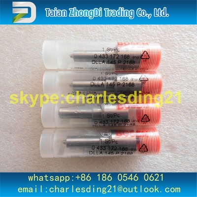 Bosch Original and New common rail injection nozzle DLLA145P2168 0433172168 for 0445110376 5258744 injector supplier