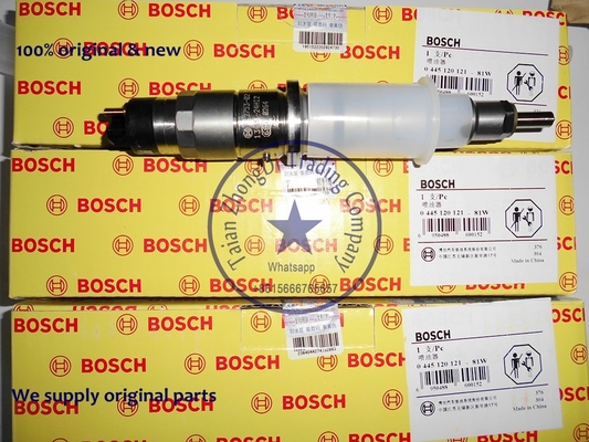 BOSCH Common rail injector 0445120121 / 4940640 for Cummins ISLE engine supplier