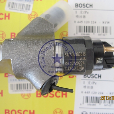 BOSCH 0 445 120 224 Genuine common rail injector 0445120224,0445120170 for WEICHAI WP10 612600080618 supplier