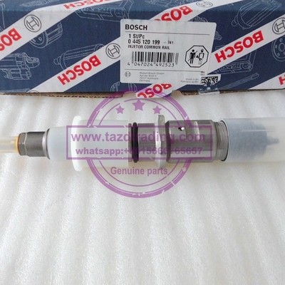 BOSCH 0 445 120 199 Genuine & New Common Rail Injector 0445120199 / 0 445 120 199 for Cummins 4994541 supplier