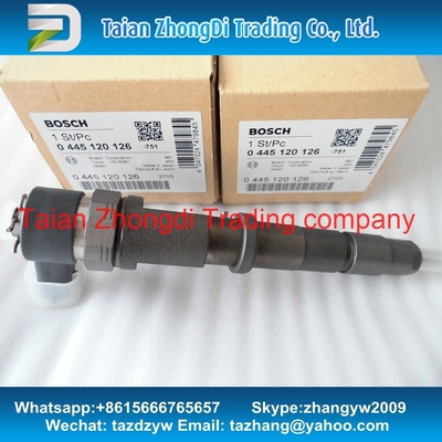 BOSCH 0 445 120 126 Genuine & New Common Rail Injector 0445120126 for KOBELCO SK130-8 SK140-8 supplier