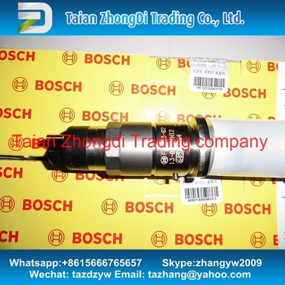 BOSCH 0 445 120 121 Genuine Common rail injector 0445120121 / 4940640 for Cummins ISLE engine supplier