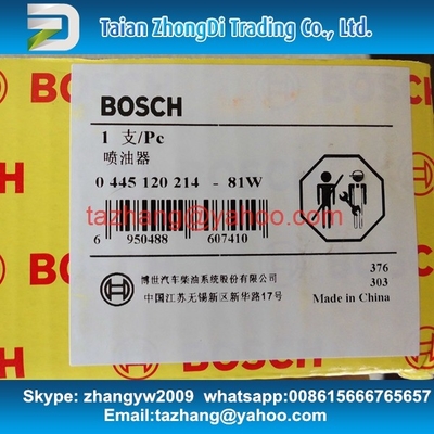 BOSCH Genuine injector 0445120214 Common rail injector 0 445 120 214 , 0445 120 214 supplier