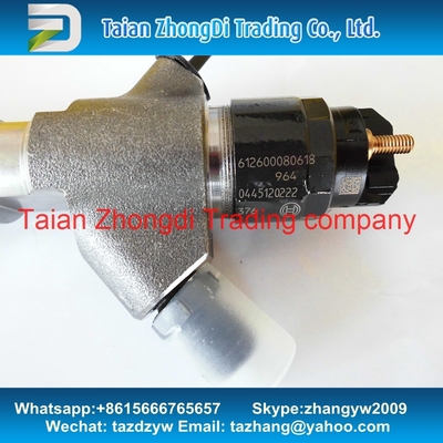 BOSCH 0 445 120 222 Genuine Common rail injector 0445120222 for WEICHAI 612600080618 supplier